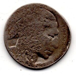 Worn date Buffalo (Indian Head) Nickel